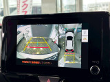 【全周囲カメラ】を装備!上から見下ろしたように見えるため運転が苦手な方でも安心して運転していただけます!