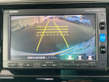 バックモニター付きで、車庫入れやバック時の後方確認をサポート。