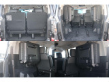 3列目は跳ね上げ可能♪大型荷物も積めます!