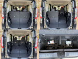 ☆リヤシートを片側だけ倒して長い荷物を積み込む事も出来ます!