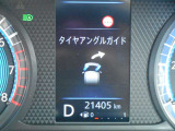 タイヤがどちらに向いているか、メーター内に表示されます!