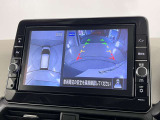 上から丸見えアラウンドビューモニター付きです。