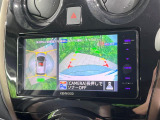 【アラウンドビューモニター】専用のカメラにより、上から見下ろしたような視点で360度クルマの周囲を確認することができます☆死角部分も確認しやすく、狭い場所での切り返しや駐車もスムーズに行えます。