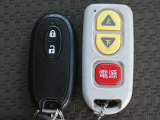 車いす電動ウインチのリモコン&インテリジェントキーです。