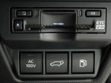 非常時やキャンプなどに役立つAC100Vコンセント付きです。ETCも装備してます。