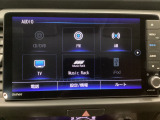 ギャザズディスプレイオーディオ。フルセグテレビを搭載。AM/FMラジオがご利用いただけます。