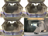 後席を倒すとフラットにすることが出来ます。簡単シートアレンジで広々としたラゲッジスペースに早変わり!普段使いにもお出かけにも大活躍です☆