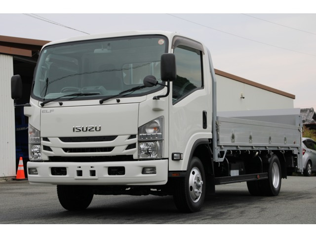 エルフ 平ボディ-1.7tパワーゲート4WDワイドロング