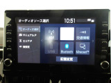 Bluetooth接続機能・スマートフォンなどからお気に入りの音楽を飛ばしてワイヤレス再生したり、ハンズフリー通話ができます。