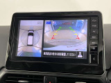上から丸見えアラウンドビューモニター付きです。