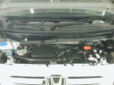 自慢のエンジンはパワードbyHONDAです。精度とバランスにこだわって、低回転からスムースなパワーを発揮します。