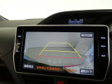 車庫入れの強い味方。後退時の死角をチェックするために便利です。