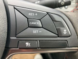 アダプティブクルーズコントロール◆高速走行時で、らくらく運転!ステアリングスイッチの操作により、アクセルペダルから足を離して、一定の速度で走行できます!