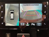 【全方位モニター】 4つのカメラで映像を映し出します。発進時、後退時も周囲の安全を確認し、サポートします^^