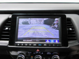 バックカメラの画像です。ガイドラインがスムースな車庫入れをサポートいたします!車庫入れの安心感がアップしますね☆
