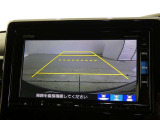車庫入れの強い味方。後退時の死角をチェックするために便利です。