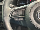 ステアリングにオーディオ操作スイッチが付いています。オーディオ画面に直接タッチしなくても操作が出来ますので、運転に集中できます。