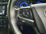 ステアリングスイッチ装備!運転しながら手元でオーディオの操作などができます。