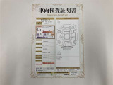車両検査証明書付きです!だれでも中古車の状態がすぐにわかるよう、車のプロが客観的にチェック。車両の状態やわずかなキズも正確にお伝えします。