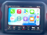 ●Apple Car Play:スマホとの有線接続で、ナビ・オーディオ再生などスマホのアプリ機能が画面でも使える便利機能です!