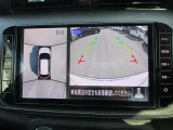 アラウンドビューモニター、車の周囲がナビ画面で確認でき、安心して駐車することができます。