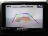 バックガイドモニターを装備しています、車庫入れもラクラクです。
