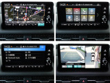 Honda CONNECTディスプレイが装備されております。新世代コネクテッド技術により、カーライフがさらに便利に快適になります。マルチビューカメラは上空から見下ろしたように路面を映し出し、安心です。