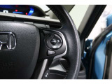 Hondaセンシングの機能のひとつ、アダプティブクルーズコントロール付!アクセルから足を離しても設定したスピードと前車との車間を保ち走行してくれます!車線維持もアシスト☆高速道路で疲労軽減ですね☆