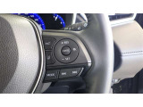 レーダークルーズコントロール(全車速追従機能付)付きです。車速に応じて追従支援してくれるので、ロングドライブも快適です