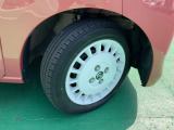 タイヤサイズは155/65R14純正アルミホイール付き!(夏タイヤ装着)冬タイヤ、ホイール注文も承っております☆