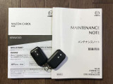 取扱書&整備手帳揃っております☆遠くからドアの開錠施錠が出来る便利なキーレスを装備しています。