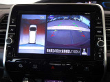 アラウンドビュー☆空から見下ろすような視点で、スムーズな駐車と安全確認をサポート!運転の心強い味方になってくれます♪