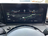 スピードメーターに地図を映し出すことが可能です。