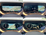 【インタラクティブドライバーディスプレイ】メーターが全て液晶になっており、フルスクリーンのマップを表示する事ができます。目的地を設定すると、連動されるので目線を下げるだけで次の曲がり角がわかります。