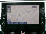 標準装備の地デジ対応ディスプレイオーディオ付きです。ナビゲーション機能を装備しています。