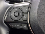 ステアリングスイッチ装備!運転しながら手元でオーディオの操作などができます。