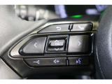 ステアリングスイッチでハンズフリー電話や音声認識、オーディオ操作やマルチインフォメーションディスプレイ内の表示切替えなどが出来ます。走行中に視線を逸らさず出来る手元操作は安全運転につながります。