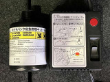 パンク修理キット付きです。もしもの時でも安心です。