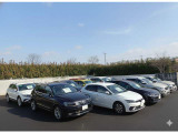 ショールーム隣接の展示場にて数多くの認定中古車からご希望の車種をお選びください