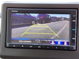 バックモニター付きで、車庫入れやバック時の後方確認をサポート。