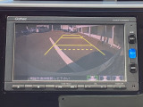 バックカメラはワイドカメラになっていますので、3種類の映像が選択可能です☆これはワイドビュー♪
