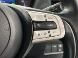 クルーズコントロールを装備しています。高速道路などで一定の速度で走ってくれるので運転が楽ですよ!速度を設定できますので、スピードの出しすぎにも注意できます。