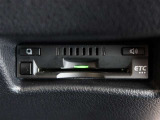 ETC車載器付きです。高速道路の料金所もスムーズに通過できます。