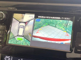 【アラウンドビューモニター】専用のカメラにより、上から見下ろしたような視点で360度クルマの周囲を確認することができます☆死角部分も確認しやすく、狭い場所での切り返しや駐車もスムーズに行えます。
