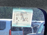 次回の車検日になります。こちらのステッカーをご確認ください。