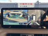 アラウンドビューモニターです!上空から貴方のお車をモニタニングしている様に車両の周りの安全確認が出来ます!