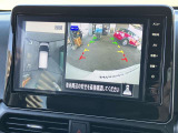 アラウンドビューモニターです!上空から貴方のお車をモニタニングしている様に車両の周りの安全確認が出来ます!