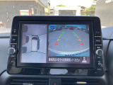 アラウンドビューモニター 駐車場での車庫入れや狭い道路での走行にカメラで確認が出来るので安心です。