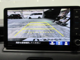 バックカメラの画像です。ガイドラインがスムースな車庫入れをサポートいたします!車庫入れの安心感がアップしますね☆