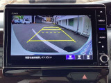 バックカメラはワイドカメラになっていますので、3種類の映像が選択可能です☆これはワイドビュー♪